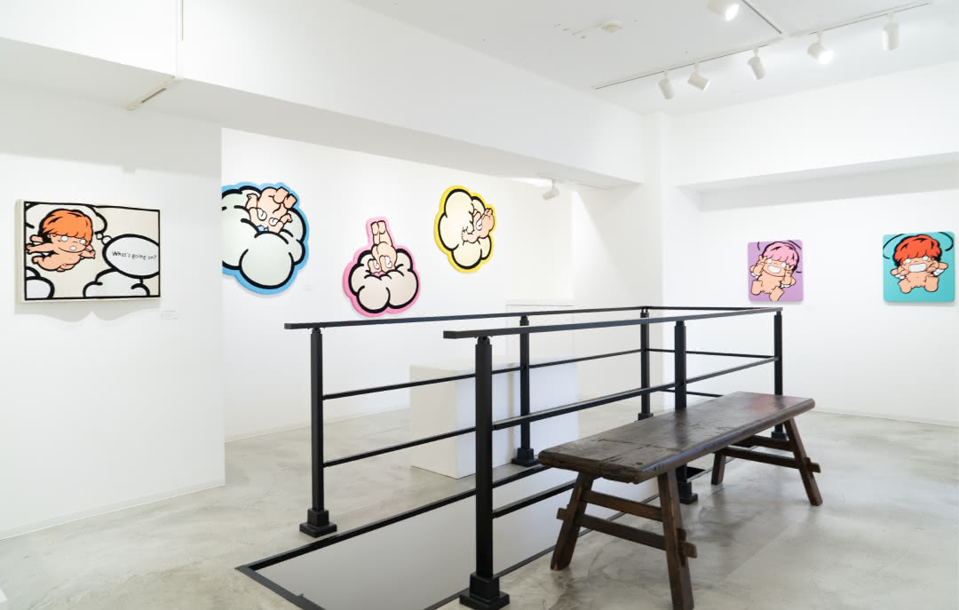 ギャラリー2階の展示風景