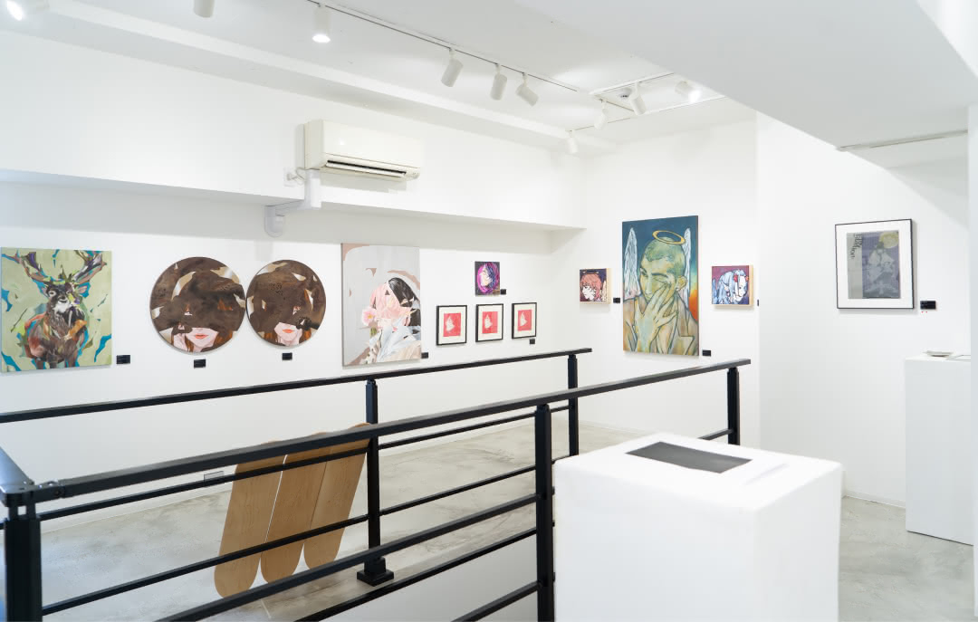 ギャラリー2階の展示風景